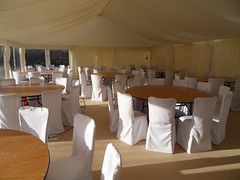 Wedding in Marquee @ Rotherwick Village Hall